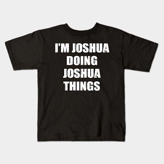 Joshua Kids T-Shirt by family.d